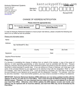 Fill Out Your Kentucky Form