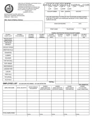 Fill Out Your Kentucky Qcc1 Form